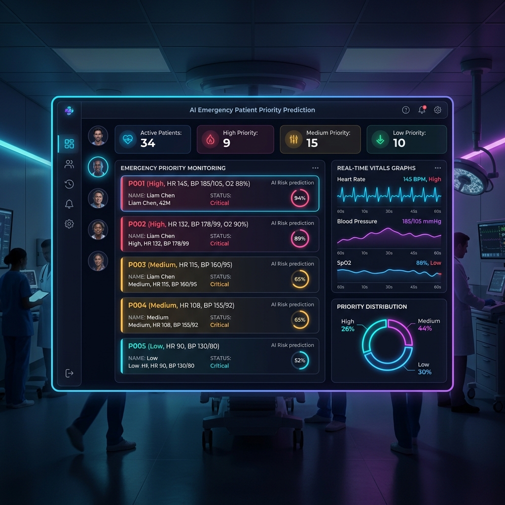 AI Emergency Patient Priority Prediction Preview